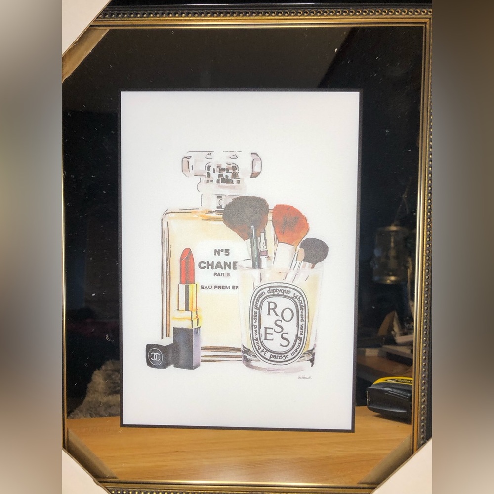 13x18 wall art with mirrored trim set of 3 or may buy individually